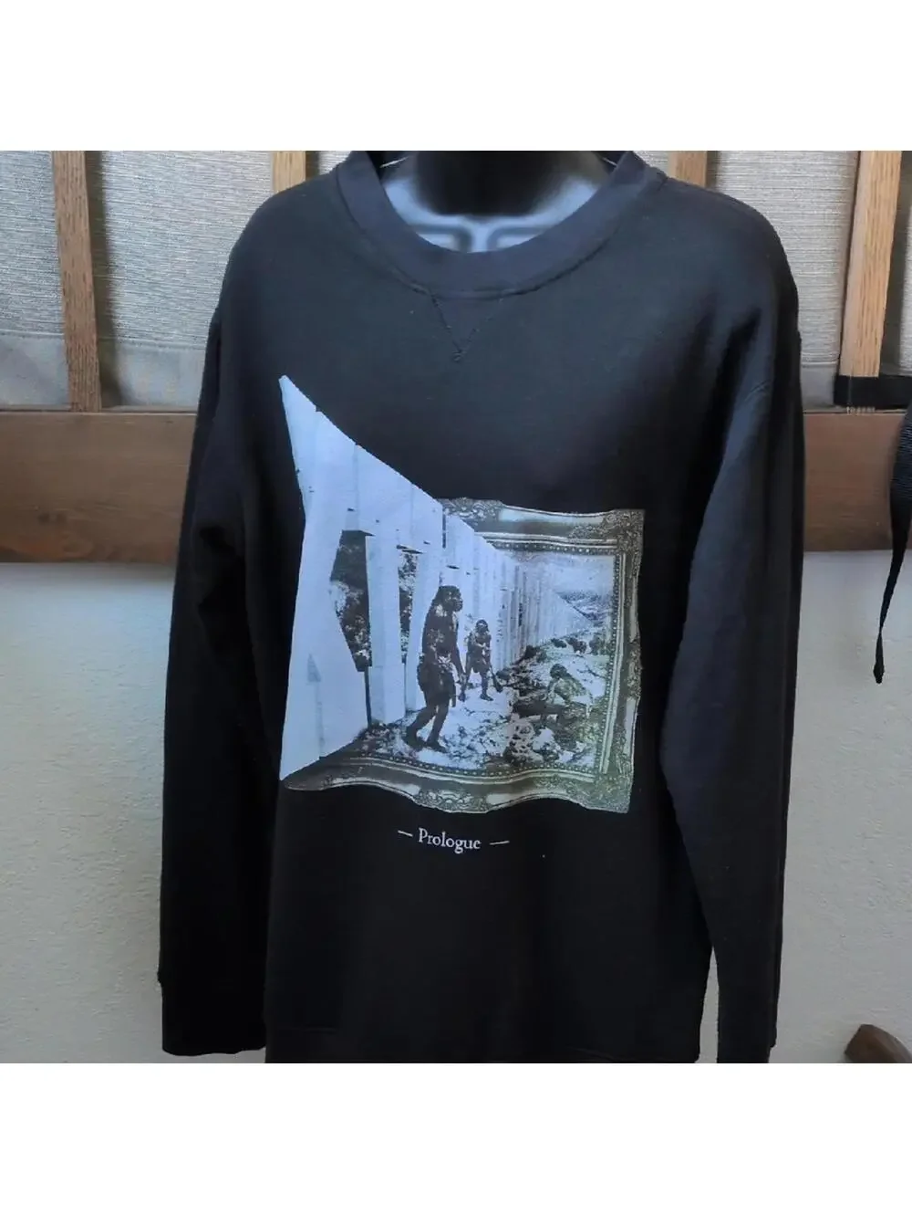 🍋✨ KTZ Mens Streetwear Oversized Prologue Crew Neck Sweater Size XS